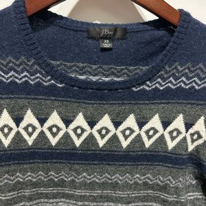 J. Crew wool fairaisle sweater